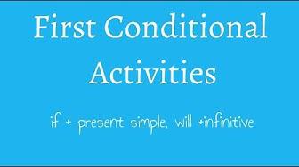 'Video thumbnail for ESL Activities to practice the First Conditional'