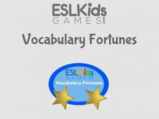 ESL Vocabulary Fortunes