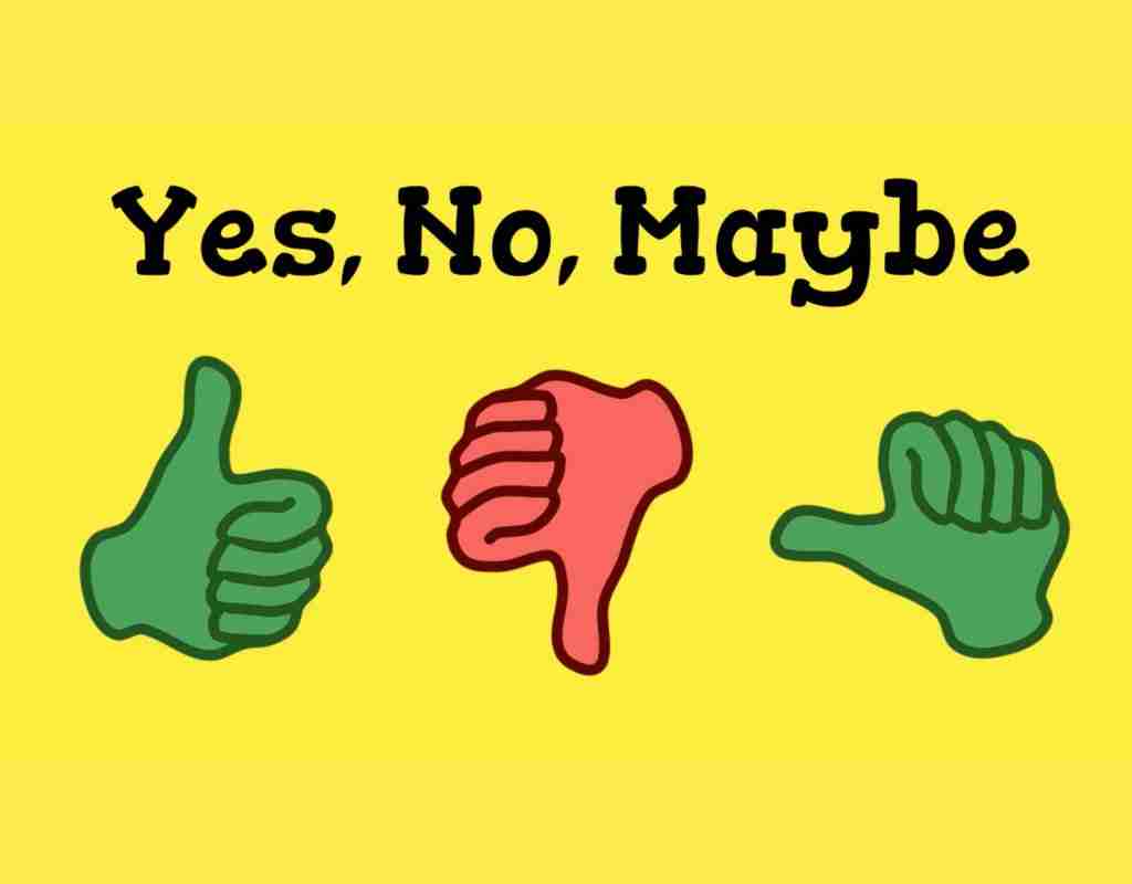 Yes, No, Maybe - ESL Kids Games1024 x 800