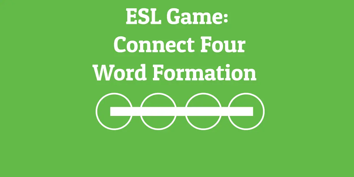 Word Up ESL Game for Learners of English from TEFL Games Co.